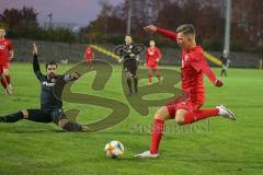 Bayernliga Süd - Saison 2020/2021 - FC Ingolstadt 04 II - SpVgg SpVgg Hankofen-Hailing  - Gordon Büch rot FCI - Foto: Meyer Jürgen