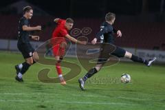 Bayernliga Süd - Saison 2020/2021 - FC Ingolstadt 04 II - SpVgg SpVgg Hankofen-Hailing  - Lukas Schröder rot FCI - Foto: Meyer Jürgen