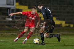 Bayernliga Süd - Saison 2020/2021 - FC Ingolstadt 04 II - SpVgg SpVgg Hankofen-Hailing  - Patrick Sussek rot FCI - Foto: Meyer Jürgen