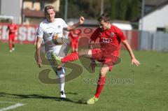 Bayernliga Süd - Saison 2020/2021 - FC Ingolstadt 04 II - Schwabmünchen - Tim Kraus rot FCI - Foto: Meyer Jürgen