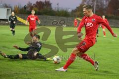 Bayernliga Süd - Saison 2020/2021 - FC Ingolstadt 04 II - SpVgg SpVgg Hankofen-Hailing  - Gordon Büch rot FCI - Foto: Meyer Jürgen