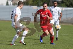 Bayernliga Süd - Saison 2020/2021 - FC Ingolstadt 04 II - Schwabmünchen - Peter Kurzweg rot FCI - Foto: Meyer Jürgen