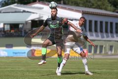 FS/H/B-FS/B-OB/1 - Freundschaftsspiel - Saison 2019/2020 - SV Manching - FC Ingolstadt 04 II - Dominik N'gatie weiss FCI - Faruk Rencber schwarz Manching - Foto: Meyer Jürgen