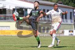 FS/H/B-FS/B-OB/1 - Freundschaftsspiel - Saison 2019/2020 - SV Manching - FC Ingolstadt 04 II - Dominik N'gatie weiss FCI - Faruk Rencber schwarz Manching - Foto: Meyer Jürgen