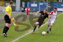 Regionalliga Bayern FC Ingolstadt 04 II - SpVgg Bayern Hof - Habersetzer Felix (schwarz FC Ingolstadt) Foto: Jürgen Meyer