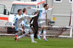 Regionalliga Bayern - FC Ingolstadt 04 II - TSV 1860 München II - Siegtreffer von Ziereis Markus (#9) zum 0:1 für 1860 München - Foto: Jürgen Meyer