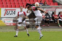 Regionalliga Bayern FC Ingolstadt 04 II - SpVgg Bayern Hof - Walleth Patrick (schwarz FC Ingolstadt) beim Kopfball - Foto: Jürgen Meyer