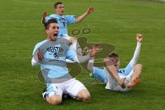 Regionalliga Bayern - FC Ingolstadt 04 II - TSV 1860 München II - 1860 München jubelt über den Aufstieg - Foto: Jürgen Meyer