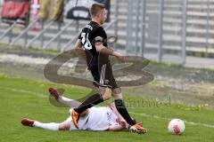 Regionalliga Bayern FC Ingolstadt 04 II - SpVgg Bayern Hof - Habersetzer Felix (schwarz FC Ingolstadt) Foto: Jrgen Meyer