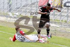 Regionalliga Bayern FC Ingolstadt 04 II - SpVgg Bayern Hof - Ofosu Reagy (schwarz FC Ingolstadt) - Foto: Jürgen Meyer