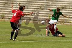 FC Ingolstadt II - 1.FC Schweinfurt 05 - Hofmann Philipp (rot am Boden FC Ing) und Uludag Alper (rot FC Ing) - Foto: Jürgen Meyer