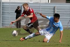 FC Ingolstadt 04 II - TSV 1860 München II  - Riegger Samuel (rot FC Ing II) - Foto: Jürgen Meyer