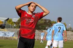 FC Ingolstadt 04 II - TSV 1860 München II  - Wolfsteiner Dominic ärgert sich - Foto: Jürgen Meyer