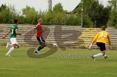 FC Ingolstadt II - 1.FC Schweinfurt 05 - Hofmann Philipp schießt das 1:0 - Foto: Jürgen Meyer