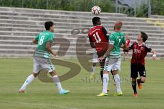 Regionalliga FC Ingolstadt 04 II - SpVgg Greuther Fürth II - Ihenacho Aloe (#11 rot FC Ingolstadt) - Buchner Andreas (rechts rot FC Ingolstadt) - Szilvasi Peter (#8 grün Greuther Fürth) - Rapp Marco (rechts grün GreutherFürth) - Foto: Jürgen Meyer