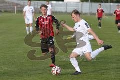 Regionaliga - FC Ingolstadt II - 1.FC Schweinfurt 05 - Fenninger Christof #14 rot Ingolstadt - Bechmann Johannes #25 weiß Schweinfurt - Foto: Jürgen Meyer