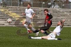 Regionaliga Bayern - FC Ingolstadt 04 - FC Kickers Würzburg - Fenninger Christof  FC Ing II - Herzig Nico #31 Würzburg - Foto: Jürgen Meyer