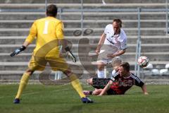 Regionaliga Bayern - FC Ingolstadt 04 - FC Kickers Würzburg - Büch Gordon #2 FC Ingolstadt 04 II - Ortag Christian Torwart FC Ingolstadt 04 II - Weiß Fabian #23 Würzburg -  Foto: Jürgen Meyer