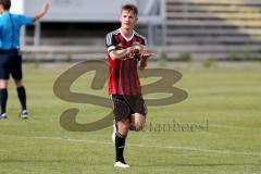 Regionaliga Bayern - FC Ingolstadt II - FC Augsburg II - Räuber Ludwig #15 rot freut sich über seinen Führungstreffer zum 1:0 Foto: Jürgen Meyer