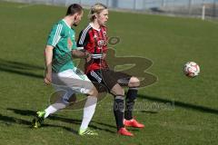 Regionaliga Bayern - FC Ingolstadt II - SV Schalding-Heining - Jessen Leon rot FC Ingolstadt - Buchinger Benedikt grün Schalding - Foto: Jürgen Meyer