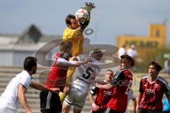 Regionaliga Bayern - FC Ingolstadt 04 - FC Kickers Würzburg - Ortag Christian Torwart FC Ingolstadt 04 II - Schoppenhauer C. #5 Würzburg - Posselt Marcel #6 FC Ingolstadt 04 II - Foto: Jürgen Meyer