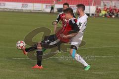 Regionaliga - FC Ingolstadt II - 1.FC Schweinfurt 05 - Fenninger Christof #14 rot Ingolstadt - Bechmann Johannes #25 weiß Schweinfurt - Foto: Jürgen Meyer