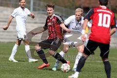 Regionaliga Bayern - FC Ingolstadt 04 - FC Kickers Würzburg - Fenninger Christof #14 FC Ingolstadt04 II - Schoppenhauer C. #5 Würzburg - Foto: Jürgen Meyer