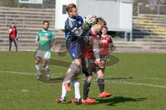 Regionaliga Bayern - FC Ingolstadt II - SV Schalding-Heining - Fenninger Christof rot FC Ingolstadt - Resch Werner Torwart Schalding - Foto: Jürgen Meyer