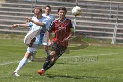 Regionaliga - Saison 2015/2016 - FC Ingolstadt 04 II - SV 01 Victoria Aschaffenburg - Stefan Müller rot FCI - Fabian Galm weiss Aschaffenburg - Foto: Jürgen Meyer