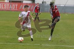 Regionaliga - Saison 2015/2016 - FC Ingolstadt 04 II - 1. FC Nürnberg II - Ihenacho Aloy rot FCI II - Foto: Jürgen Meyer