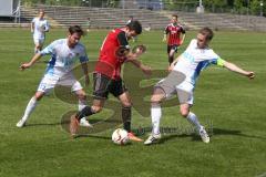 Regionaliga - Saison 2015/2016 - FC Ingolstadt 04 II - SV 01 Victoria Aschaffenburg - Sammy Ammari rot FCI - Kevin Wittke weiss Aschaffenburg - Simon Schmidt weiss Aschaffenburg #16 - Foto: Jürgen Meyer