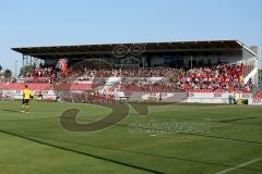 Regionalliga Bayern 2015 / 2016 - FC Ingolstadt 04 II - SSV Jahn Regensburg - Haupttribühne ESV Stadion -Foto: Jürgen Meyer