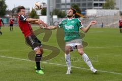 Regionaliga - Saison 2015/2016 - FC Ingolstadt 04 II - SV Schalding-Heining - Ammari Sammy rot FC Ingolstadt II - Gashi Dardan grün Schalding - Foto: Jürgen Meyer