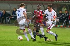 Regionaliga - Saison 2015/2016 - FC Ingolstadt 04 II - SpVgg Unterhaching - Ihenacho Aloy rot FCI - Taffertshofer Ulrich weiss Unterhaching - Foto: Jürgen Meyer