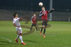 Regionaliga - Saison 2015/2016 - FC Ingolstadt 04 II - SpVgg Unterhaching - Andreas Buchner rot FCI - Foto: Jürgen Meyer