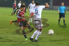 Regionaliga - Saison 2015/2016 - FC Ingolstadt 04 II - SpVgg Unterhaching - Ammari Sammy rot FCI mit seinem Führungstreffer zum 1:0 - Welzmüller Josef weiss Unterhaching - Foto: Jürgen Meyer