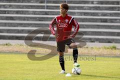 Regionaliga - Saison 2015/2016 - FC Ingolstadt 04 II - TSV Rain/Lech - Neuzugang Ryoma Watanabe #17  beim Warm machen - Foto: Jürgen Meyer