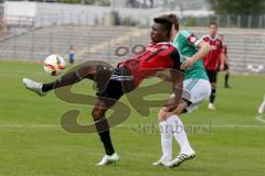 Regionaliga - Saison 2015/2016 - FC Ingolstadt 04 II - SV Schalding-Heining - Ihenacho Aloy FC Ingolstadt II - Gashi Dardan grün Schalding - Foto: Jürgen Meyer