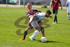 Regionaliga - Saison 2015/2016 - FC Ingolstadt 04 II - SV 01 Victoria Aschaffenburg - Mario Götzendörfer rot FCI -  Abassin Alikhil weiss Aschaffenburg - Foto: Jürgen Meyer