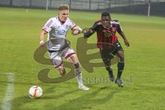 Regionaliga - Saison 2015/2016 - FC Ingolstadt 04 II - SpVgg Unterhaching - Ihenacho Aloy FCI - Dombrowka Max weiß Unterhaching - Foto: Jürgen Meyer