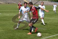 Regionaliga - Saison 2015/2016 - FC Ingolstadt 04 II - SV 01 Victoria Aschaffenburg - Sammy Ammari rot FCI - Kevin Wittke weiss Aschaffenburg - Foto: Jürgen Meyer