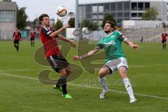 Regionaliga - Saison 2015/2016 - FC Ingolstadt 04 II - SV Schalding-Heining - Ammari Sammy rot FC Ingolstadt II - Gashi Dardan grün Schalding - Foto: Jürgen Meyer