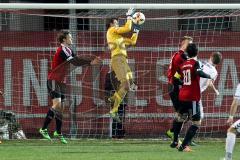 Regionaliga - Saison 2015/2016 - FC Ingolstadt 04 II - TSV Buchbach - Florian Schwaiger Torwart FCI U23 - Stefan Müller #10 FCI - Foto: Jürgen Meyer