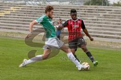 Regionaliga - Saison 2015/2016 - FC Ingolstadt 04 II - SV Schalding-Heining - Ihenacho Aloy FC Ingolstadt II  - Gashi Dardan grün Schalding - Foto: Jürgen Meyer