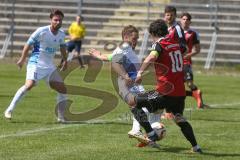 Regionaliga - Saison 2015/2016 - FC Ingolstadt 04 II - SV 01 Victoria Aschaffenburg - Stefan Müller rot FCI - Foto: Jürgen Meyer