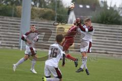 Regionaliga - Saison 2015/2016 - FC Ingolstadt 04 II - FC Memmingen - Götzendorfer Mario #13 weiß FC Ingolstadt - Ruiz Kevin #44 rot Memmingen - Foto: Jürgen Meyer