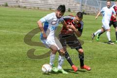 Regionaliga - Saison 2015/2016 - FC Ingolstadt 04 II - SV 01 Victoria Aschaffenburg - Thorsten Nicklas rot FCI - Abassin Alikhil weiss Aschaffenburg - Foto: Jürgen Meyer