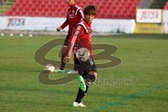 Regionaliga - Saison 2015/2016 - FC Ingolstadt 04 II - TSV Rain/Lech - Neuzugang Ryoma Watanabe #17  beim Warm machen - Foto: Jürgen Meyer