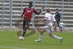 Regionaliga - Saison 2015/2016 - FC Ingolstadt 04 II - 1. FC Nürnberg II - Danni da Costa FCI II - Lippert Dennis weiß NürnbergII - Foto: Jürgen Meyer