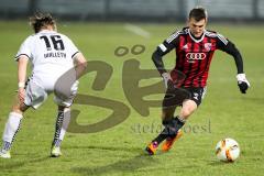 Regionaliga - Saison 2015/2016 - FC Ingolstadt 04 II - TSV Buchbach - Andreas Buchner #16 FCI U23 - Patrick Walleth Buchbach - Foto: Jürgen Meyer